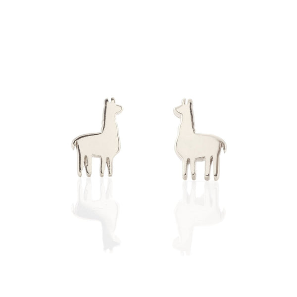 Llama Stud Earrings